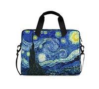 Notte stellata Ragazze 14 pollice Sacchetto Del Computer Portatile Vincent Van Gogh Bambini 10 Tablet Caso Manicotto Borse per la Scuola Secondaria Delle Donne 15.6 Computer Borsa Valigetta