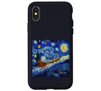 Notte stellata San Nicola arriva a St. Remy Custodia per iPhone X/XS