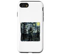 Notte stellata Sasquatch Van Gogh Bigfoot Fumo Blunt Weed Custodia per iPhone SE (2020) / 7/8