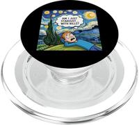 Notte stellata Van Gogh crisi esistenziale Meme divertente PopSockets PopGrip per MagSafe