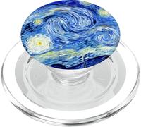 Notte stellata Van Gogh famosa arte retrò elegante PopSockets PopGrip per MagSafe
