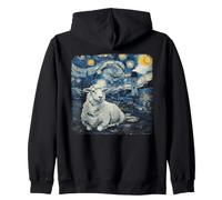 Notte Stellata Van Gogh Pecora con Costa Faro Felpa con Cappuccio