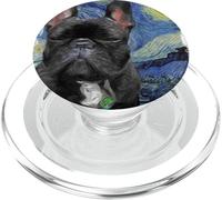 Notte stellata Vincent van Gogh francese Bulldog pittura PopSockets PopGrip per MagSafe