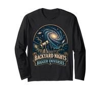 Notti in Giardino Universi più Grandi Astronomia Maglia a Manica