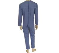 Notti Magiche Pigiama, Tuta Intera Sanitaria Uomo Donna Invernale, Tutone Intero per Anziani con Cerniera Posteriore Dietro, Pigiama Sanitario Felpato Made in Italy (L, Colori Uomo)