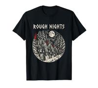 Notti ruvide Krampus Folk Horror Pagan Perchten Processione Maglietta