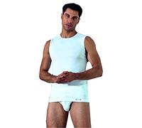 NOTTINGHAM 1 Pezzo Maglia Smanicato Girocollo Uomo TG1600 in Cotone Bielastico (Bianco, 4/M)