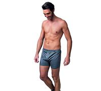 NOTTINGHAM 12 Pezzi Boxer Uomo B416S-B416SX Apertura con Bottoni in Filo di Scozia, Assortito(Blu,Grigio Antracite e Nero), 5/L