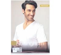 NOTTINGHAM 2 MAGLIE UOMO FILO DI SCOZIA MANICA CORTA ART TM1702-TV1702