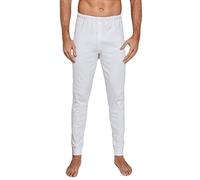 Nottingham 2 Pezzi Mutanda Uomo PL110 Gamba Lunga in Caldo Cotone (Bianco, 6/XL)