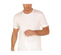 NOTTINGHAM 3 Maglie Uomo TM18 Manica Corta in Lana E Cotone (5, Bianco Lana)