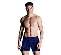 NOTTINGHAM 3 Pezzi Boxer Uomo BX765-BX765X con Apertura con Bottoni in Cotone, Assortito(Blu,Grigio Antracite e Nero), 5/L
