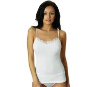 NOTTINGHAM 3 Pezzi Canottiera Donna Spalla Stretta VS4311W con Inserti in Pizzo