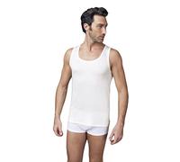 NOTTINGHAM 3 Pezzi Canottiera Uomo Spalla Larga VL18 in Lana e Cotone (Bianco, 3/S)