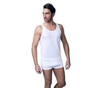 NOTTINGHAM 6 Pezzi Canotta Uomo VL714 Spalla Larga in Cotone (Bianco, 7/XXL)