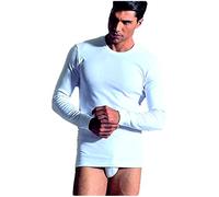 Nottingham 6 Pezzi Maglia Uomo Jazz Girocollo Manica Lunga in Caldo Cotone (Bianco, 7/XXL)