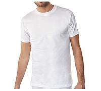 NOTTINGHAM 6 Pezzi t Shirt Girocollo Mezza Manica Uomo Cotone Jersey Bianco Art. 6101 (5/L)