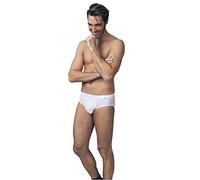 NOTTINGHAM 6 Slip Uomo Filo di Scozia Art. SA313 col. Foto Mis. A Scelta (4, Bianco)