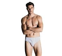 NOTTINGHAM 6 Slip Uomo in Filo di Scozia con Elastico Interno (Fondo Bianco, 7)