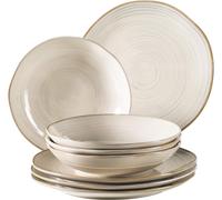 Nottingham 931371 - Set di piatti vintage per 4 persone, servizio da tavola 8 pe