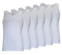 Nottingham Canotta Uomo 100% Cotone Art. VL700 6pz Bianco M