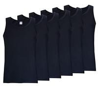 Nottingham Canotta Uomo 100% Cotone Art. VL700 6pz Nero M