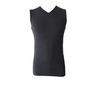 NOTTINGHAM Canottiera Intima Uomo Cotone Elasticizzato Scollo A V Smanicato First 4-5-6-7 Bianco O Nero (5 L IT Uomo, Bianco)