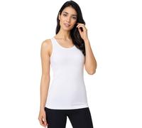 NOTTINGHAM Confezione 2 Pezzi Canottiera Spalla Larga Donna Caldo Cotone Interlock - Colori Bianco e Nero