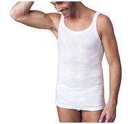 NOTTINGHAM CONFEZIONE N. 2 CANOTTIERA VOGATORE UOMO IN COSTINA SPALLA STRETTA Realizzato in 100% cotone. Un capo naturale e ipoallergenico che permette una corretta traspirazione del corpo