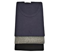 Nottingham Confezione N. 3 Canottiera Vogatore Uomo Spalla Larga Colorate Cotone Cotone Jersey. Disponibile nei Colori Ass.Ti (Blu, Grigio e Nero)