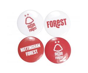 Nottingham Forest FCSet di Badge Misura Confezione 4 (BS6009)