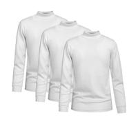 Nottingham Lupetto Bambino Bambina Caldo Cotone, Conf 3pz, Art. NOTLPBTL Bianco 9-10 Anni