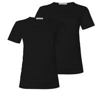 Nottingham Maglia Intima Donna Girocollo Caldo Cotone Conf 2pz, Art. NOTGDSOGN Nero 2