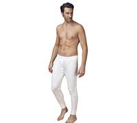 NOTTINGHAM Mutande A Gamba Lunga con Fascia Uomo Lana/Cotone Art PL18 col. Foto Mis. A Scelta (6, Bianco)