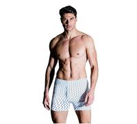 NOTTINGHAM N.3 Boxer Uomo in Filo di Scozia Apertura Anteriore, Chiusura Bottone ED Elastico Foderato.
