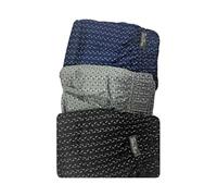 NOTTINGHAM N.3 Boxer Uomo in Filo di Scozia Apertura Anteriore, Chiusura Bottone ED Elastico Foderato.