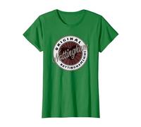 Nottingham nel Nottinghamshire Viaggio Souvenir Cuore Maglietta, Donna, Verde Mela, XL