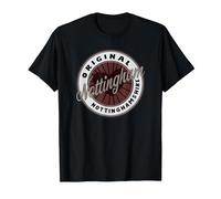Nottingham nel Nottinghamshire Viaggio Souvenir Cuore Maglietta, Uomo, Nero, 5XL