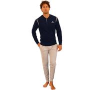 Nottingham Pigiama da Uomo in Cotone Art. NPA750 Blu XXL