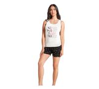 Nottingham Pigiama Donna Cotone Canotta Art. PG49905 Nero S