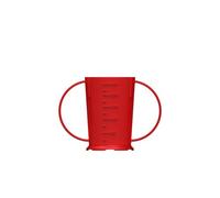 Nottingham Rehab Supplies M79401 - vetro (plastica, 2 maniglie, 250 ml), rosso