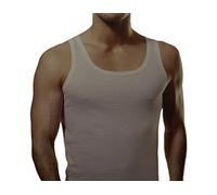 NOTTINGHAM Set 6 Pezzi Canotta Uomo Spalla Larga Art VL700 Bianco