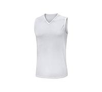 NOTTINGHAM Smanicato Cotone bielastico Collo a V Art. First (3pz) - 7, Bianco