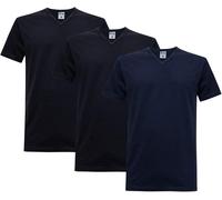 Nottingham T-Shirt da Uomo scollo V 100% Cotone, Pacco da 3 TV700