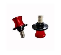 Nottolini Cavalletto Moto Nottolini Alzamoto Per Ducati Streetfighter V2 V4 V4S 2018-2025 Vite Per Supporto Slider Forcellone Da 6 Mm(rosso)