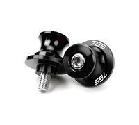 Nottolini Cavalletto Per TRIUMPH Street Triple 765 R RX RS Viti M8 Per Supporti Forcellone E Cavalletto Bobbins Forcellone Moto(Nero)