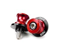 Nottolini Cavalletto Per TRIUMPH Street Triple 765 R RX RS Viti M8 Per Supporti Forcellone E Cavalletto Bobbins Forcellone Moto(rosso)
