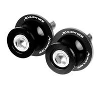 Nottolini Cavalletto Per Yamaha XMAX125 XMAX 125 2021 2020 Vite Da 6 Mm Per Supporto Forcellone E Slider Bobbins Forcellone Moto(Nero)