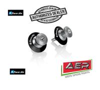 COPPIA NOTTOLINI CAVALLETTO M6 MOTO SUPPORTI IN ALLUMINIO ALZAMOTO ROSSO