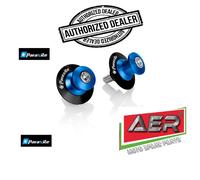 COPPIA NOTTOLINI CAVALLETTO M8 MOTO SUPPORTI IN ALLUMINIO ALZAMOTO BLU